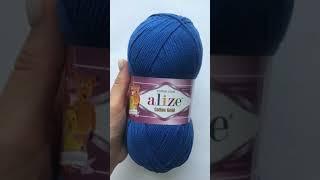 Подробный обзор пряжи Alize Cotton Gold(Хлопок с акрилом) №141 Василек