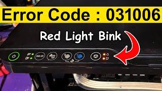 Epson L3110, L3150, L3210, L3250 Error Code 031006 || Red Light Blink Solutions || Fatal Error