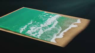 Ocean Waves created with Houdini