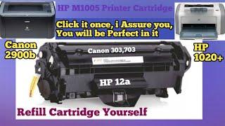 HP 12a Cartridge Refill | Refill Cartridge Yourself |