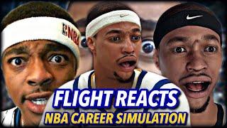 FLIGHT REACTS NBA CAREER SIMULATION | TEAMING UP WITH CURRY! | THE THIRD SPLASH BROTHER? | NBA 2K20