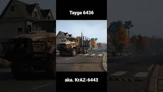 Ukrainian truck KrAZ-6443 aka Tayga 6436 in #snowrunner #game #trucksimulator