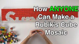 How To Make a Rubik's Cube Mosaic Even If You Can't solve a Rubik's Cube (Kit Tutorial Pt. 1)