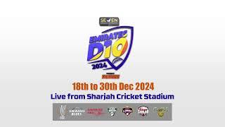 Fujairah vs Sharjah - Match 20- Emirates D10 - Sharjah Cricket Stadium