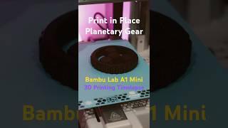 Planetary Gear Fidget Spinner 3D Print Timelapse Bambu Lab A1 Mini #shorts #3dprinted #3dprintable