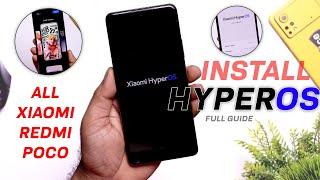 How to Install Hyper OS in all Xiaomi, Redmi and Poco Phone | Right Way to install HyperOS -Recovery