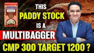 Multibagger Paddy Stock in India | CMP 300 Target 1200 ? Best Paddy Stock in India @realscalpervipul