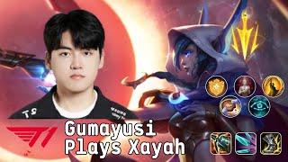 T1 ADC Gumayusi Plays Xayah | Watch a Pro Rank Without Downtime