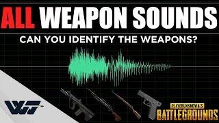 GUIDE: ALL WEAPON SOUNDS - Test yourself - can you identify the weapons? - PUBG