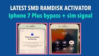 Iphone 7Plus bypass with sim signal by SMD RAMDISK Activator #SmdRamdiskActivator