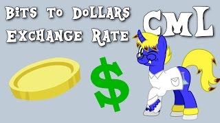 Cutie Mark Laboratories - Bits to Dollars Exchange Rate