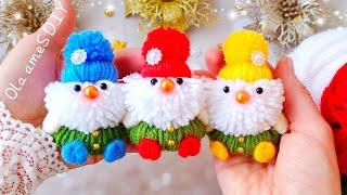 It's so Cute ️⭐ DIY Easy Gnome Christmas Ornaments - You will Love It - Christmas Gnomes Craft