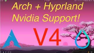 Hyprland on Arch Install script - V4 Nvidia Support