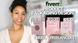 I Paid Fiverr Freelancers To Design Product Packaging for my small business