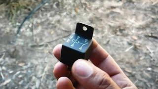 how to wire a RELAY in real life and USE it DIY