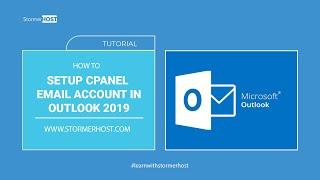 How to Set up a cPanel Email Account in Outlook 2019 - Desktop App