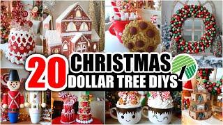 20 *BEST* Dollar Tree Christmas DIYS for 2024 (hacks to try now to transform your home!)