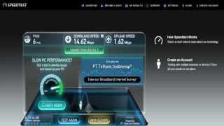 Speedtest Telkom IndiHome 10MB