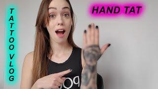 GETTING MY HAND TATTOO-ED | FINISHED SLEEVE