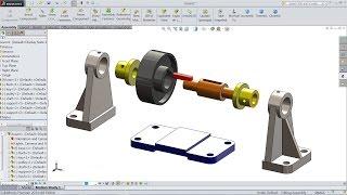 SolidWorks tutorial | Design and Assembly of Pulley in SolidWorks