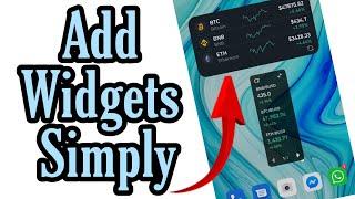 How To Add Best Crypto Widgets On Your Mobile Phone | Binance widgets Android |Coingecko IOS Widgets