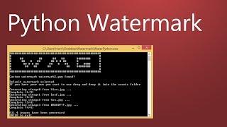 Python Watermark Generator
