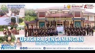 Upacara Pencanangan Zona Integritas pada Kejaksaan Negeri Aceh Barat Daya