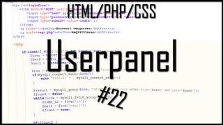 Userbereich - Die Überarbeitung des Logins PHP/HTML/CSS #22 [GERMAN/FULL HD]