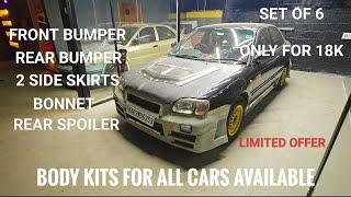 BEST MODIFIED BODY KITS IN BANGALORE | 6 PIECES FULL KIT AT ONLY .| MODIFICATIONS FOR ALL CARS DONE