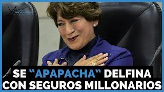 Se “apapacha” Delfina con seguros millonarios