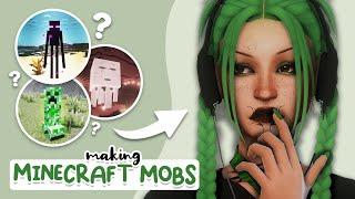 Minecraft Mobs as Sims  | Sims 4 Create a Sim Challenge