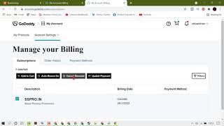 How to On or Off auto renew in Godaddy | Cancel Auto Renewal Godaddy | Turn Off Auto Renew Godaddy