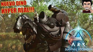 NUEVO DINO REALISTA BARSBOLDIA! INCREIBLE! MOD!  ARK SURVIVAL ASCENDED GAMEPLAY ESPAÑOL