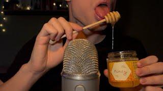 ASMR | Eating Honey Off Your Face  (mouth sounds)