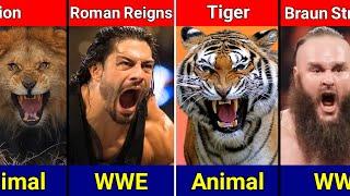 WWE Wrestlers Who Look Alike Animal