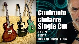 CHITARRE SINGLE CUT a Confronto - PRS, SIRE, HAGSTROM - StrumentiMusicali.net