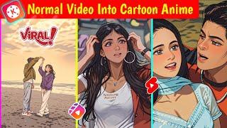 How To Convert Normal Video Into Cartoon Anime | KineMaster Se Cartoon Anime Video Kaise Banaye