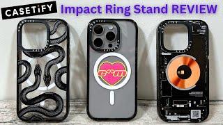 CASETiFY Impact Ring Stand Case + Impact HD Screen Protector Install Review! // BEST Combo?