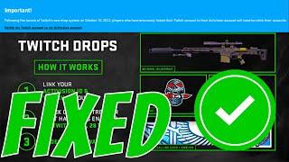 MWII Twitch Drop Rewards Not Showing up in Game FIX (Explained in Description) Claimed Drops Issues