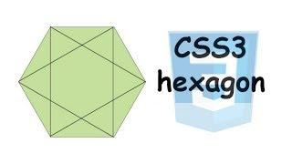 How t make Hexagon shape using css