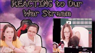 REACTING to our WARSTREAM videos! | Si Pein Lang Masaya!| Pein & Lou