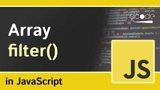 Javascript Tutorial - Array Filter