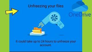 Fix OneDrive Account Freez || Unfreezing Your Files Problem Solved