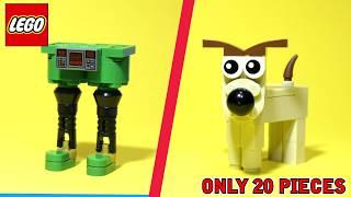 10 Wallace & Gromit things you can make with 20 Lego pieces Part 2 v2