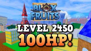 1-2450 With Only 100HP - Blox Fruits