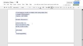 1303 Arduino  Chapter13 Capture raw IR codes from Remote