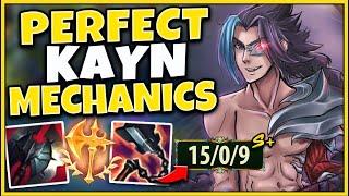 #1 KAYN WORLD PERFECT SEASON 11 JUNGLE GAMEPLAY (96% KILL PARTICIPATION) - League of Legends