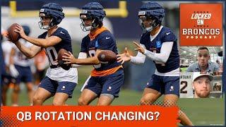 Denver Broncos' QB Rotation Changing on Day 5 of Camp?