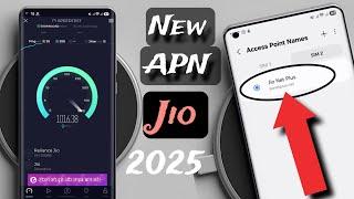 Jio5G/4G New APN Setting 2025Amazing Speed Superfast internet  Jio Network problem solution 