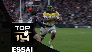 TOP 14 ‐ Essai Jone QOVU (SR) – Toulouse-La Rochelle– J19 – Saison 2016/2017